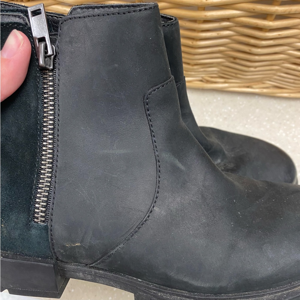 Sorel Emilie ll Zip Waterproof Booties Black Size 6 - Picture 9 of 9